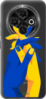 Силиконовый чехол Stand With Ukraine для Tecno Spark 30C - 5255u-3821 изображение 