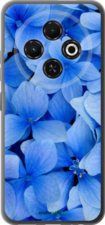 Силиконовый чехол Синие цветы для Tecno Spark 30C - 526u-3821 изображение 