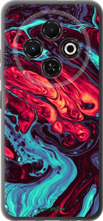 Силіконовий чехол Синя червона абстакція для Tecno Spark 30C - 5339u-3821 изображение 
