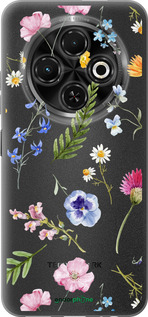 Силиконовый чехол Цветочный фон v2 для Tecno Spark 30C - 5472u-3821 изображение 