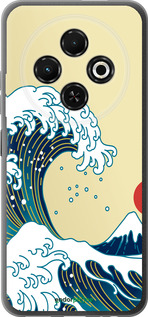 Силиконовый чехол Японские волны для Tecno Spark 30C - 5533u-3821 изображение 