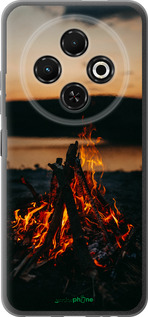 Силиконовый чехол Огонь для Tecno Spark 30C - 6021u-3821 изображение 