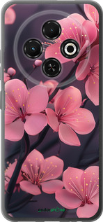 Силиконовый чехол 'Пурпурная сакура' для Tecno Spark 30C -  изображение 6
