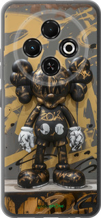 Силиконовый чехол Bronze kaws для Tecno Spark 30C - 6097u-3821 изображение 