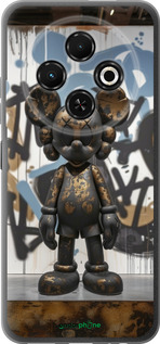 Силиконовый чехол Bronze kaws v2 для Tecno Spark 30C - 6098u-3821 изображение 