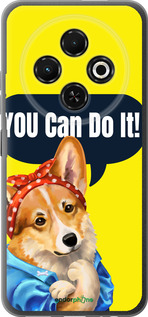 Силиконовый чехол чехол с корги You Can Do It для Tecno Spark 30C - 6184u-3821 изображение 