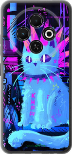 Силиконовый чехол Кот панк для Tecno Spark 30C - 6311u-3821 изображение 