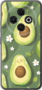 Силиконовый чехол Авокадо для Tecno Spark 30C - 6380u-3821 изображение 