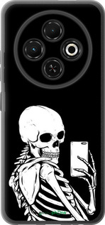 Силіконовий чехол Скелет робить Selfie для Tecno Spark 30C - 6535u-3821 изображение 