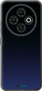Силиконовый чехол Градиент в тёмно - синем стиле для Tecno Spark 30C - 6542u-3821 изображение 