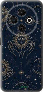 Силиконовый чехол Celestial Harmony: Sun & Moon Gold Mystic Pattern для Tecno Spark 30C - 6778u-3821 изображение 
