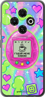 Силиконовый чехол 'Y2K Aesthetic Retro Pet: Годуй мене кавою' для Tecno Spark 30C изображение 3