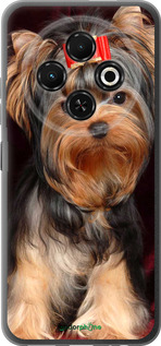 Силиконовый чехол Йоркширский терьер для Tecno Spark 30C - 929u-3821 изображение 