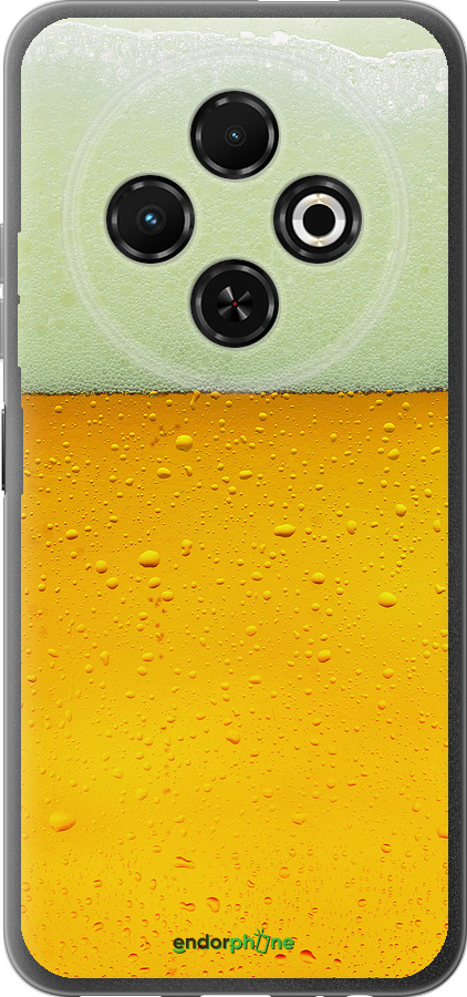 Силиконовый чехол Пиво для Tecno Spark 30C - 1145u-3821 изображение 