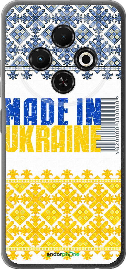 Силиконовый чехол Made in Ukraine для Tecno Spark 30C - 1146u-3821 изображение 