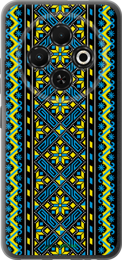 Силиконовый чехол Вышиванка 39 для Tecno Spark 30C - 1173u-3821 изображение 