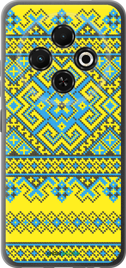 Силиконовый чехол Вышиванка 41 для Tecno Spark 30C - 1175u-3821 изображение 