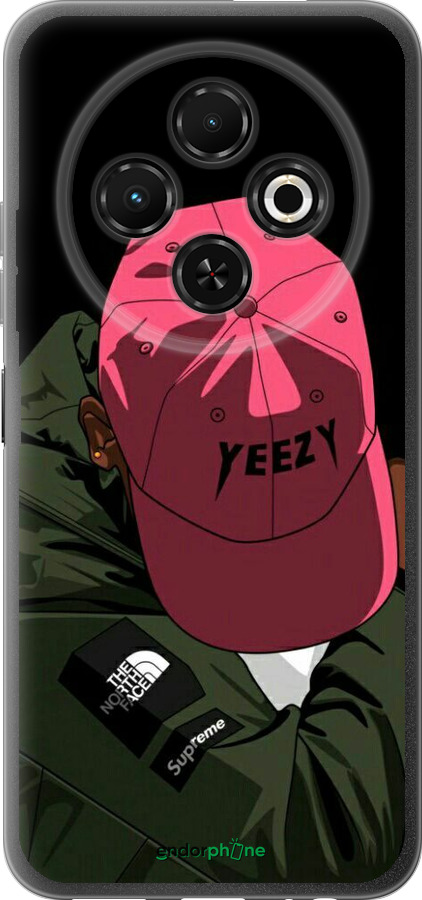 Силіконовий чехол logo de yeezy для Tecno Spark 30C - 3995u-3821 изображение 