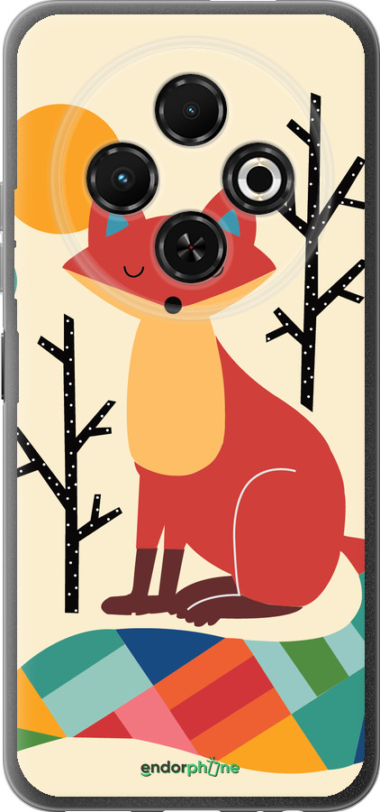 Силиконовый чехол Rainbow fox для Tecno Spark 30C - 4010u-3821 изображение 