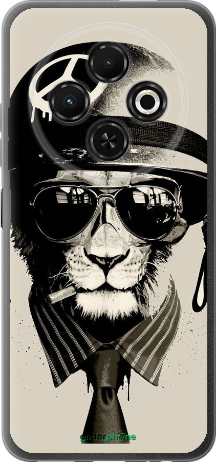 Силиконовый чехол tattoo soldier для Tecno Spark 30C - 4165u-3821 изображение 
