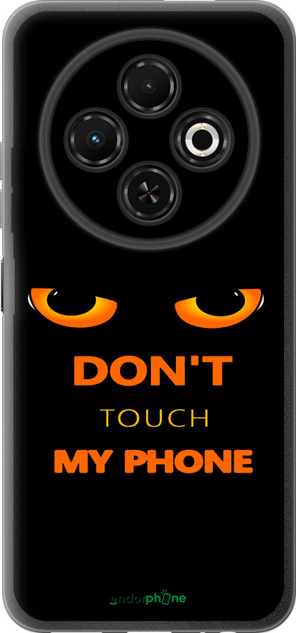 Силиконовый чехол Don't touch the phone для Tecno Spark 30C - 4261u-3821 изображение 