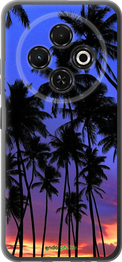 Силиконовый чехол Пальмы для Tecno Spark 30C - 4324u-3821 изображение 