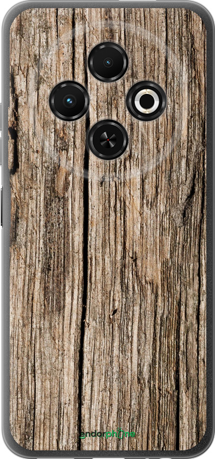 Силиконовый чехол Текстура дерева для Tecno Spark 30C - 4476u-3821 изображение 
