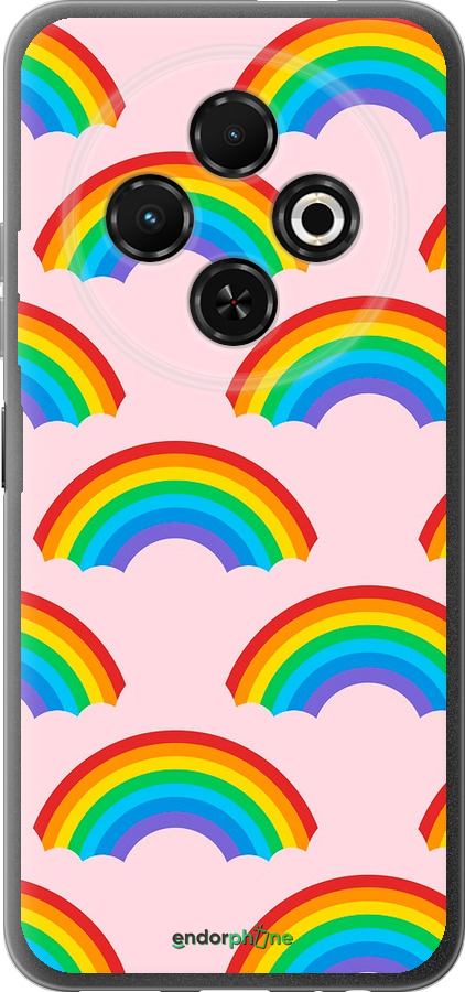 Силиконовый чехол Rainbows для Tecno Spark 30C - 4478u-3821 изображение 