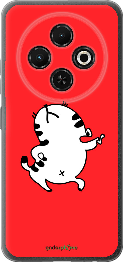 Силиконовый чехол Котик для Tecno Spark 30C - 4577u-3821 изображение 