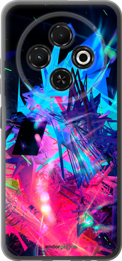 Силіконовий чехол Абстрактний чохол для Tecno Spark 30C - 4681u-3821 изображение 