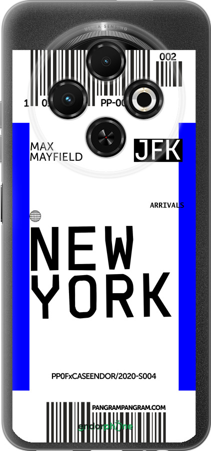Силиконовый чехол New York для Tecno Spark 30C - 4861u-3821 изображение 