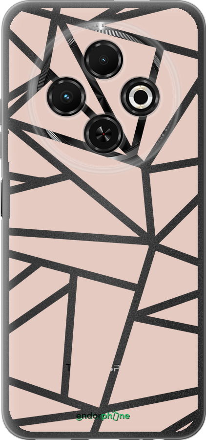 Силиконовый чехол Абстракция 2 для Tecno Spark 30C - 4872u-3821 изображение 