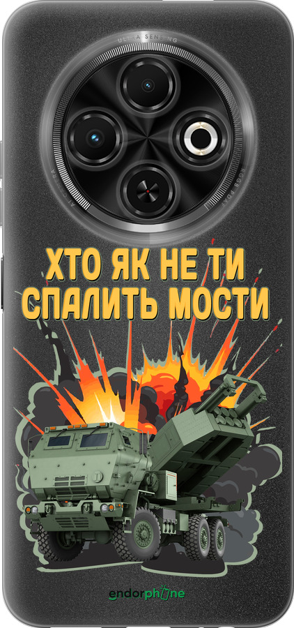 Силиконовый чехол Himars v2 для Tecno Spark 30C - 5444u-3821 изображение 