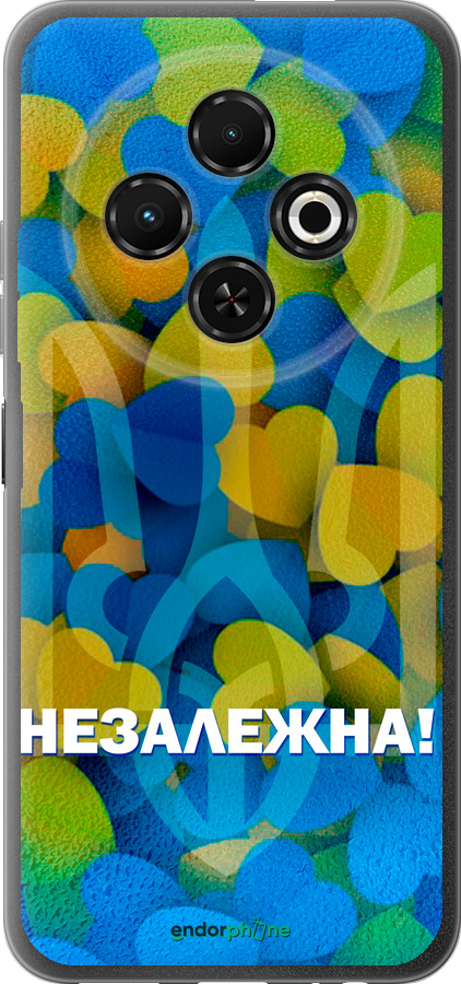 Силиконовый чехол Незалежна для Tecno Spark 30C - 5447u-3821 изображение 