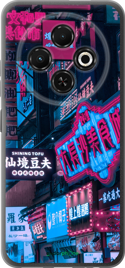 Силіконовий чехол Hong Kong City для Tecno Spark 30C - 5536u-3821 изображение 