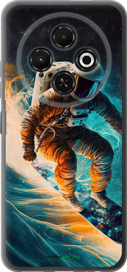 Силіконовий чехол Сноубордист для Tecno Spark 30C - 5604u-3821 изображение 