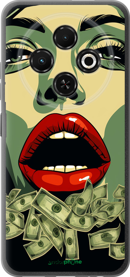 Силиконовый чехол Big money 2 для Tecno Spark 30C - 5668u-3821 изображение 