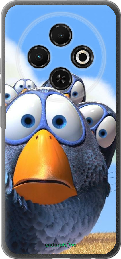 Силиконовый чехол Angry Birds для Tecno Spark 30C - 6008u-3821 изображение 