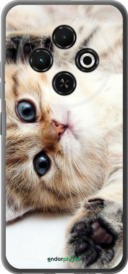 Силиконовый чехол Котик для Tecno Spark 30C - 6024u-3821 изображение 