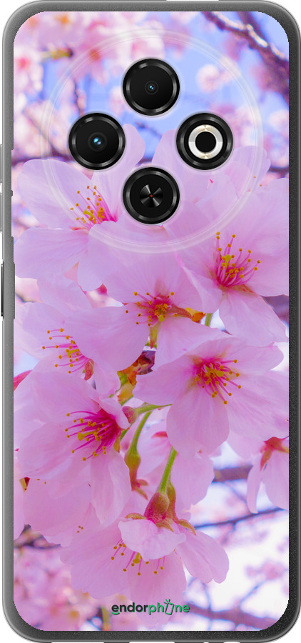 Силиконовый чехол Сакура для Tecno Spark 30C - 6029u-3821 изображение 