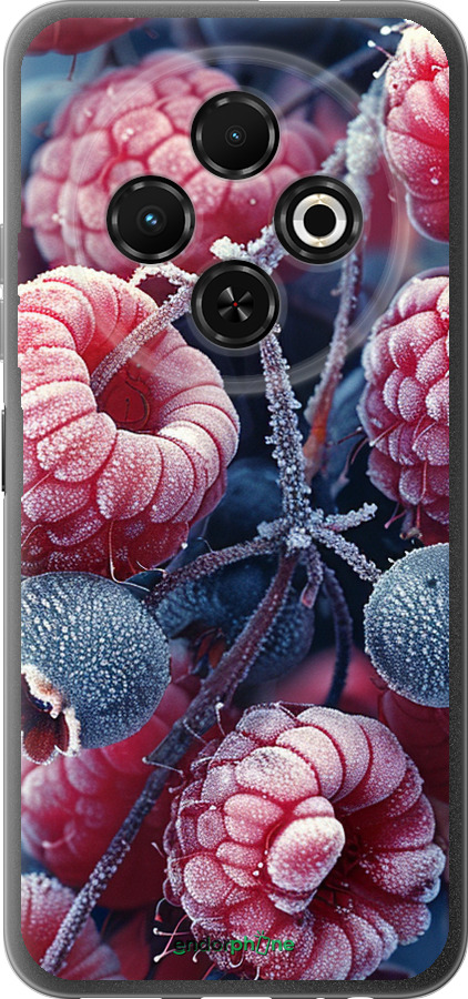 Силиконовый чехол Морозные ягоды для Tecno Spark 30C - 6033u-3821 изображение 