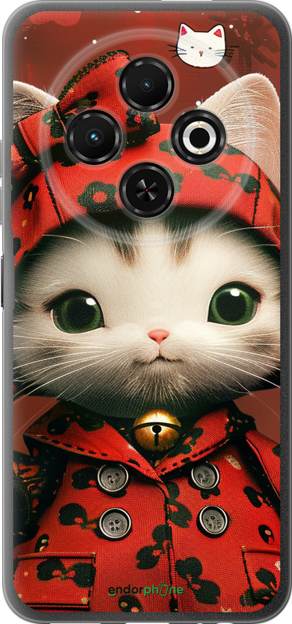 Силиконовый чехол Sweet Hello Kitty для Tecno Spark 30C - 6035u-3821 изображение 