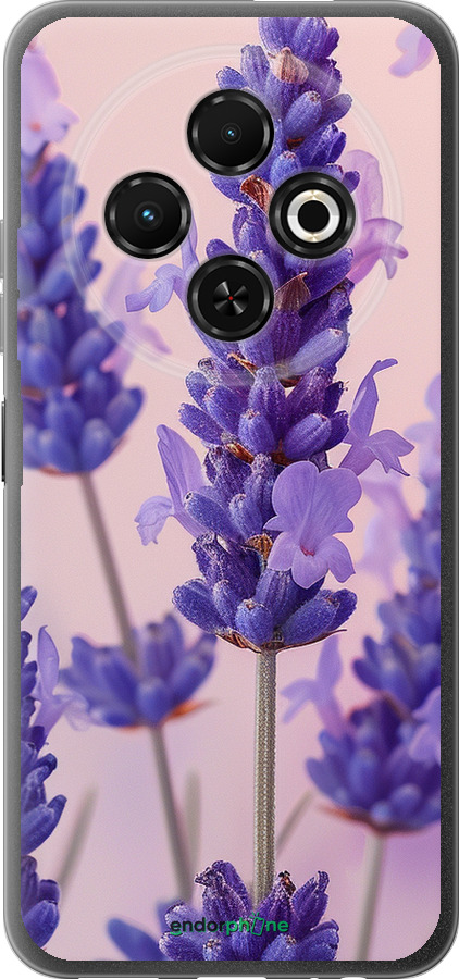 Силиконовый чехол Лаванда для Tecno Spark 30C - 6037u-3821 изображение 