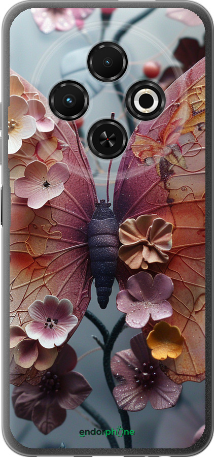 Силиконовый чехол Fairy Butterfly для Tecno Spark 30C - 6048u-3821 изображение 