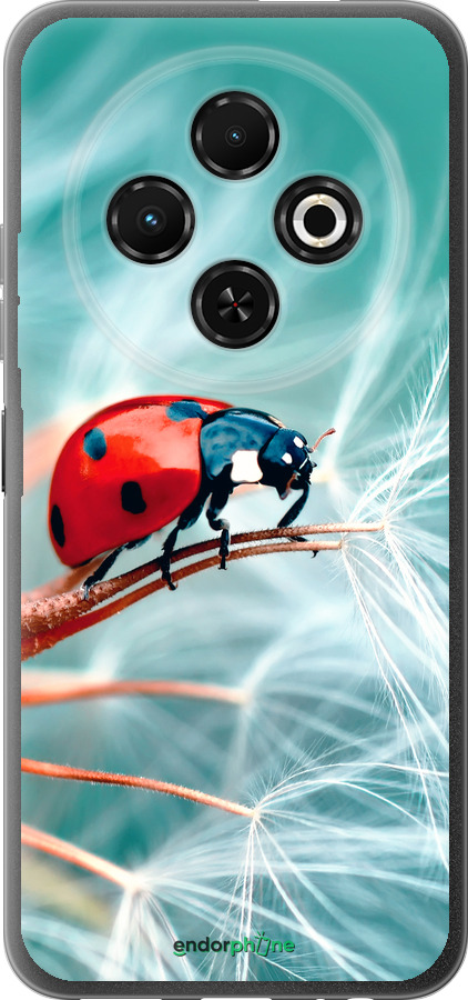 Силиконовый чехол Божья коровка для Tecno Spark 30C - 6049u-3821 изображение 