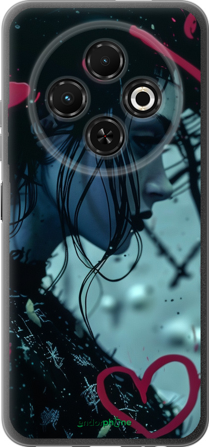 Силіконовий чехол XO Love v2 для Tecno Spark 30C - 6057u-3821 изображение 