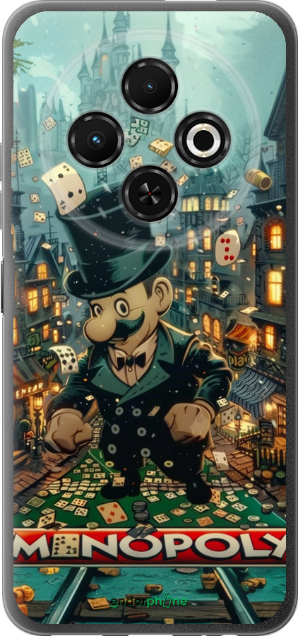 Силиконовый чехол Сказочный Monopoly для Tecno Spark 30C - 6086u-3821 изображение 