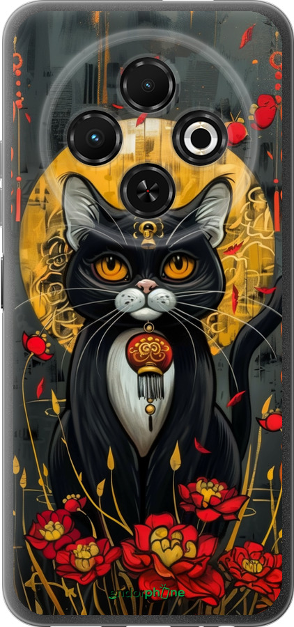 Силиконовый чехол China Cat для Tecno Spark 30C - 6134u-3821 изображение 