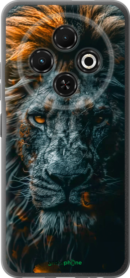 Силіконовий чехол Лев у сутінках для Tecno Spark 30C - 6154u-3821 изображение 