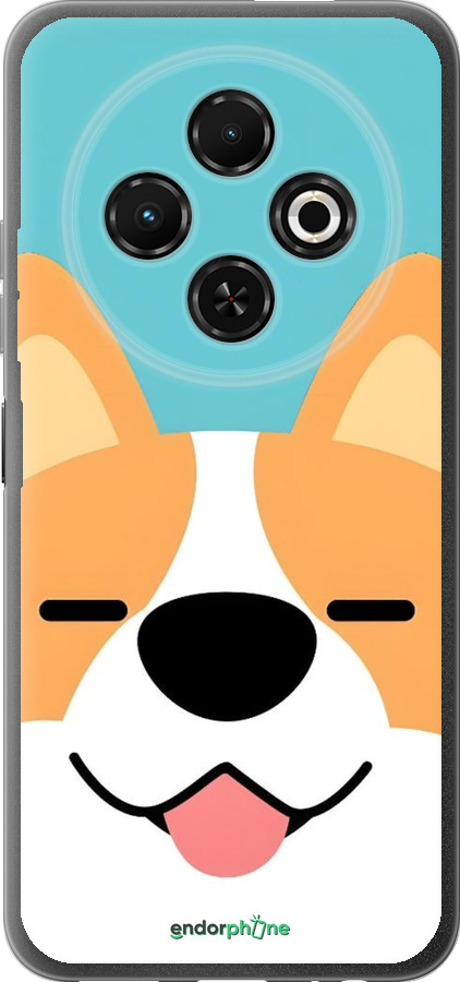 Силиконовый чехол Корги для Tecno Spark 30C - 6280u-3821 изображение 